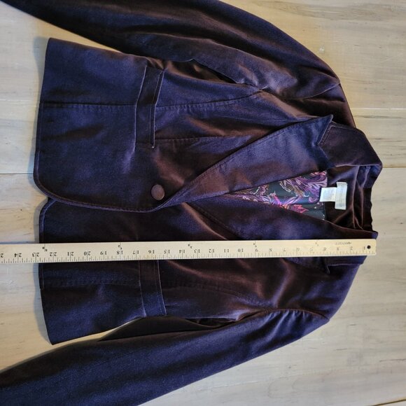 WORTHINGTON Corduroy Jacket Blazer Womens 14 Brown Lined Pockets - Picture 8 of 11